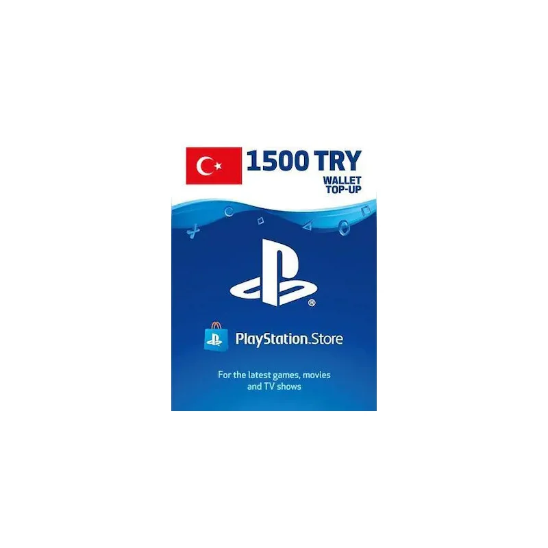 Carte PSN 1500 TRY Turquie – PlayStation Network (PS5/PS4) en Tunisie