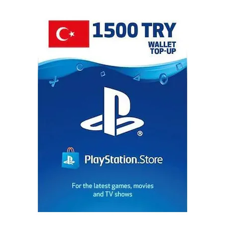 Carte PSN 1500 TRY Turquie – PlayStation Network (PS5/PS4) en Tunisie
