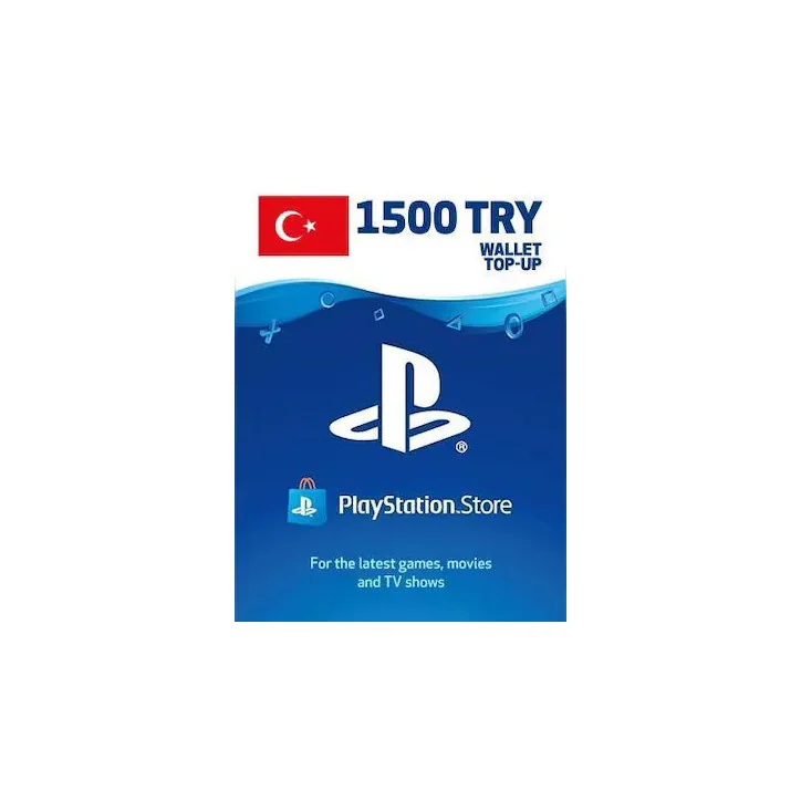 Carte PSN 1500 TRY Turquie – PlayStation Network (PS5/PS4) Carte PSN 1500 TRY Turquie – PlayStation Network (PS5/PS4) - Carte PSN PlayStation Store - gamezone