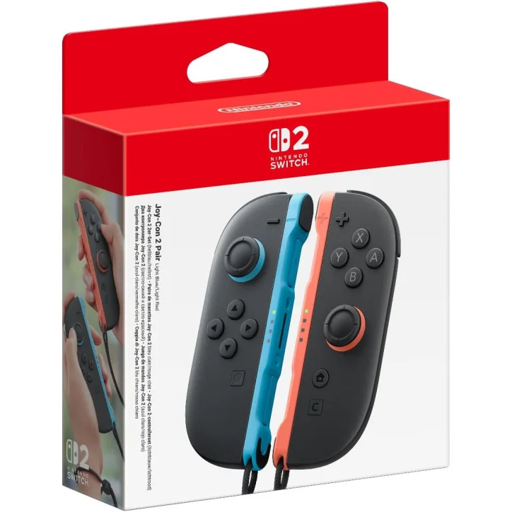 Paire de manettes Joy‑Con 2 Bleu & Rouge – Switch 2 Paire de manettes Joy‑Con 2 Bleu & Rouge – Switch 2 - Accessoires NINTENDO SWITCH - gamezone