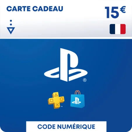 PSN 15 EUR Playstation Store PS5/PS4/PS3/PS Vita Compte français en Tunisie