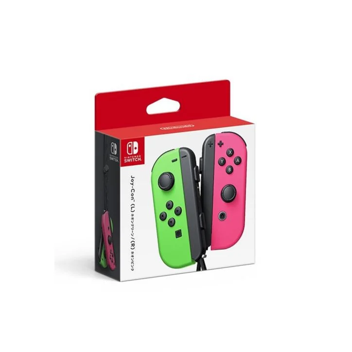 Paire de manettes Joy-Con Nintendo Switch Vert Néon et Rose Néon Paire de manettes Joy-Con Nintendo Switch Vert Néon et Rose Néon - Accessoires NINTENDO SWITCH - gamezone
