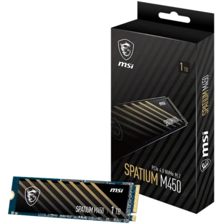 SSD MSI SPATIUM M450 1 TB PCIe 4.0 NVMe PC PS5 en Tunisie