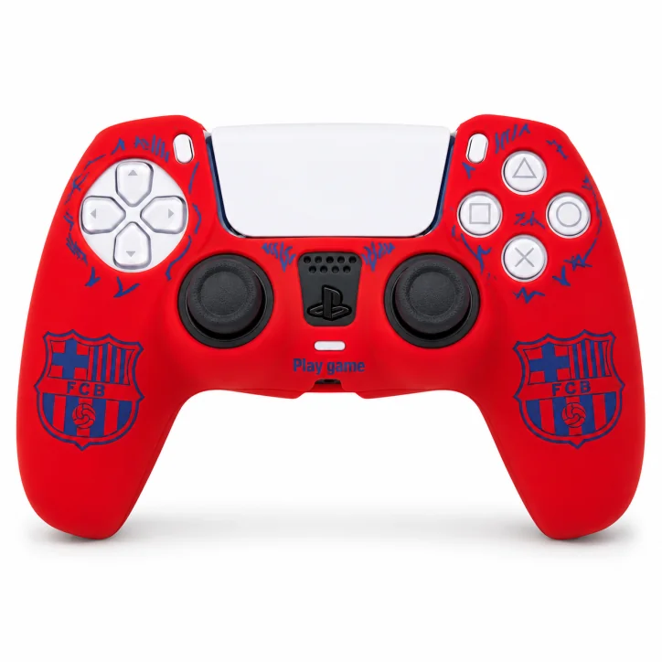 Protection en Silicone pour Manette PS5 - FC Barcelona Rouge/Bleu - Accessoires - gamezone