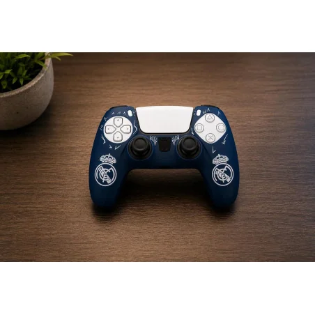 Protection en Silicone pour Manette PS5 - (Real Madrid - Blue)