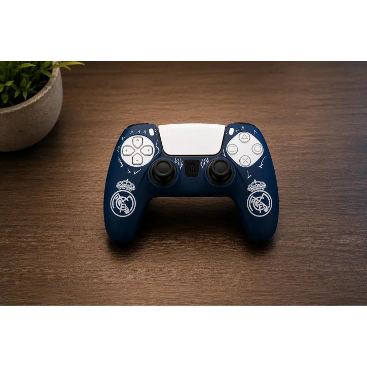 Protection en Silicone pour Manette PS5 - (Real Madrid - Blue) - Accessoires - gamezone