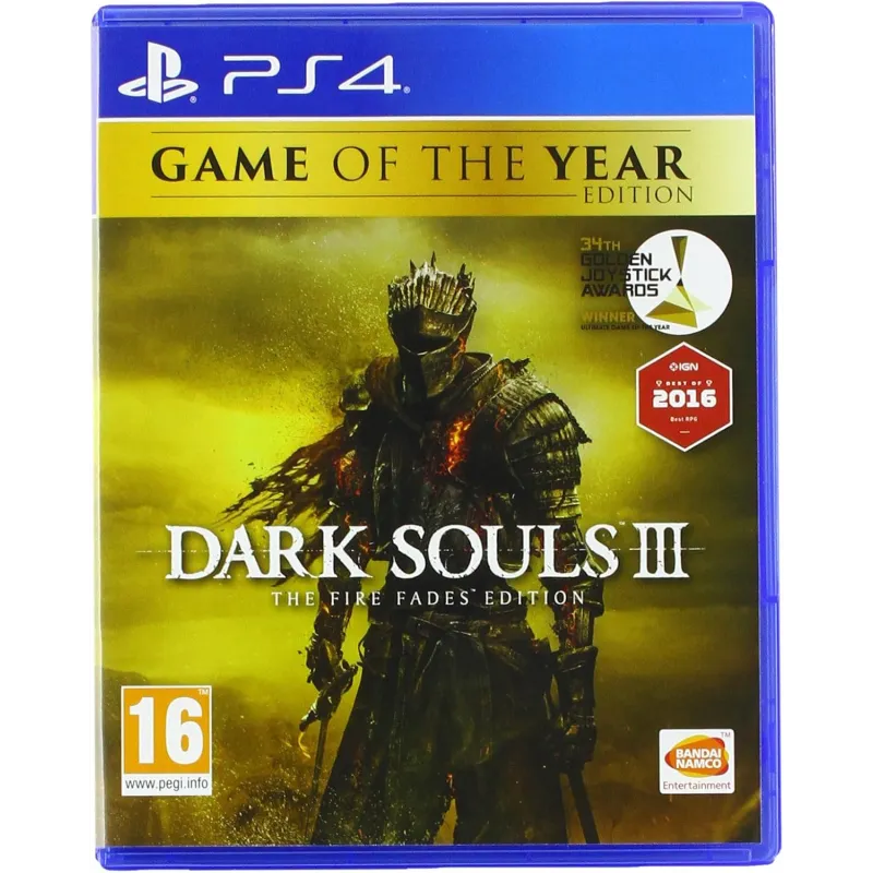 Dark Souls 3 PS4 Edition Game of the Year