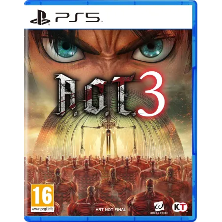 Attack on Titan 3 - A.O.T. 3 - PS5 - boîte PS5