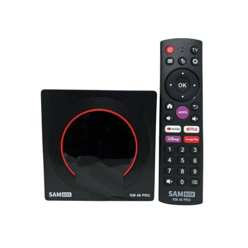 Box TV Android SAMBOX KM40 Pro 4K – 2 Go / 16 Go – Noir