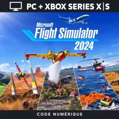 Microsoft Flight Simulator 2024 - PC & Xbox Series X|S (Microsoft Store) Code jeu à télécharger