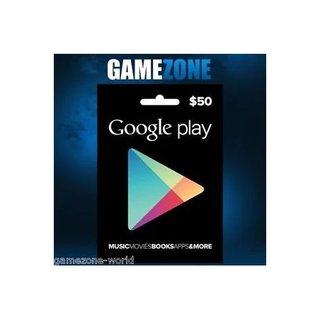 Carte cadeau Google Play $50 USA en Tunisie