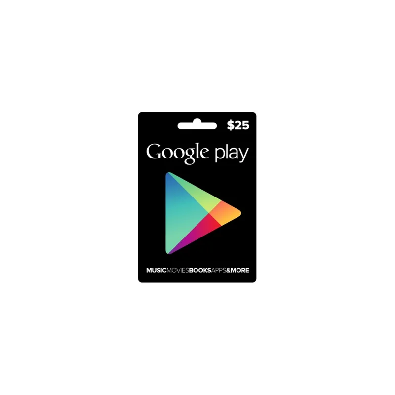Carte cadeau Google Play $25 USA en Tunisie