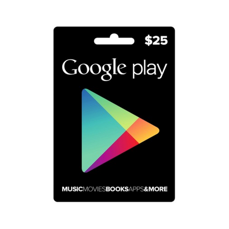 Carte cadeau Google Play $25 USA en Tunisie
