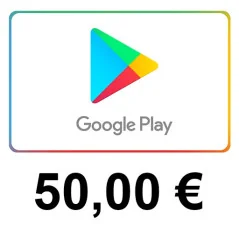 Carte cadeau Google Play 50 euros FR en Tunisie