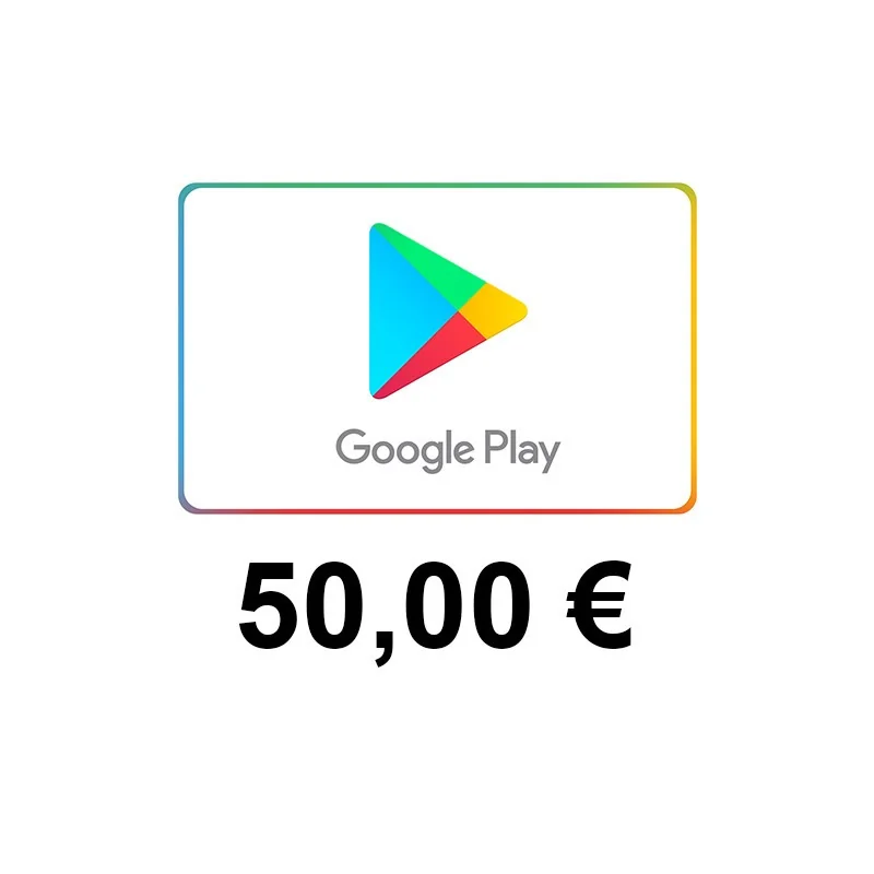 Carte cadeau Google Play 50 euros FR en Tunisie