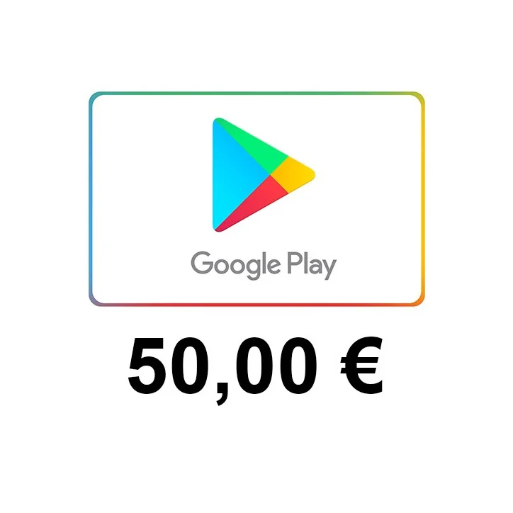 Carte cadeau Google Play 50 euros FR - Cartes cadeaux et abonnements - gamezone