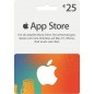Carte App Store & iTunes de 25 € FR
