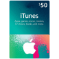 Carte App Store & iTunes Cards US 50$