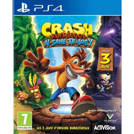 Crash Bandicoot N.Sane Trilogy PS4 en Tunisie