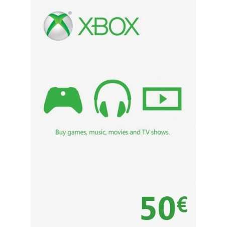Carte Xbox 50€ (zone Euro) Gift Card en Tunisie