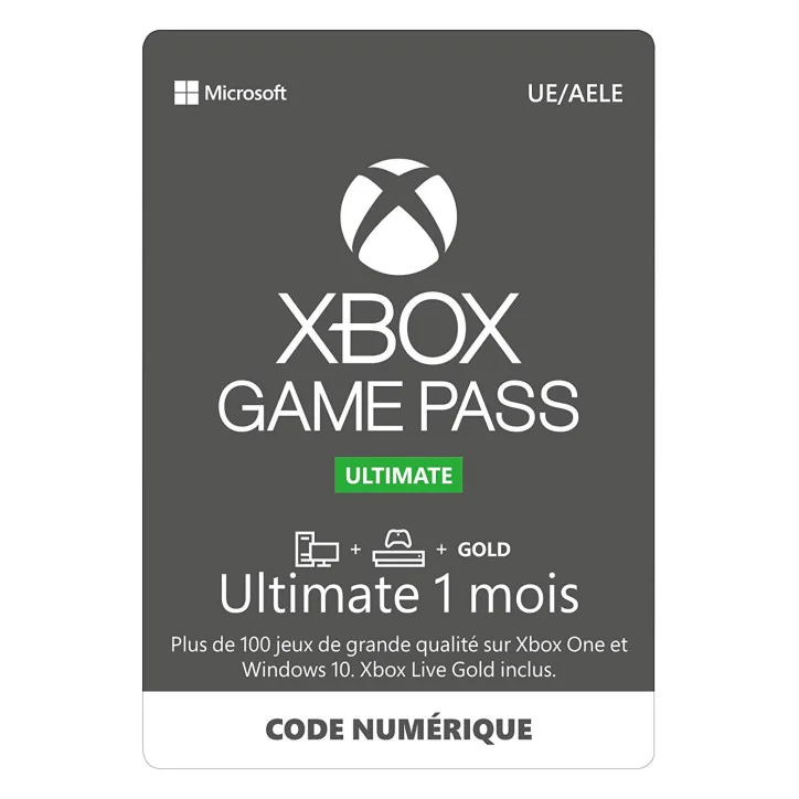 Xbox Game Pass Ultimate 1 Mois - Xbox Game Pass Ultimate - gamezone