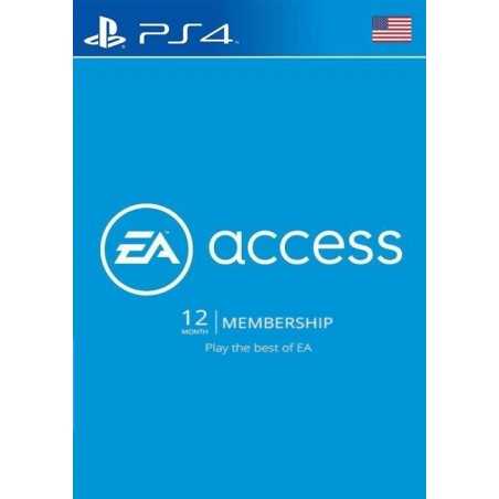 EA Access Pass 12 Mois PS4 (US)