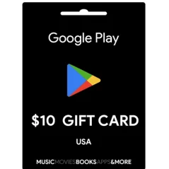 Carte cadeau Google Play $10 USA en Tunisie