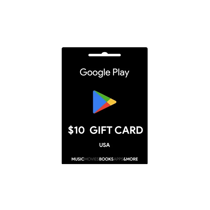 Carte cadeau Google Play $10 USA en Tunisie