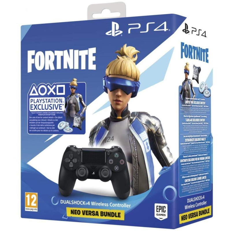 Manette Dual Shock 4 V2 PS4 - Noir + Code Fortnite (Digital) en Tunisie Manette Dual Shock 4 V2 PS4 - Noir + Code Fortnite (Digital) en Tunisie
