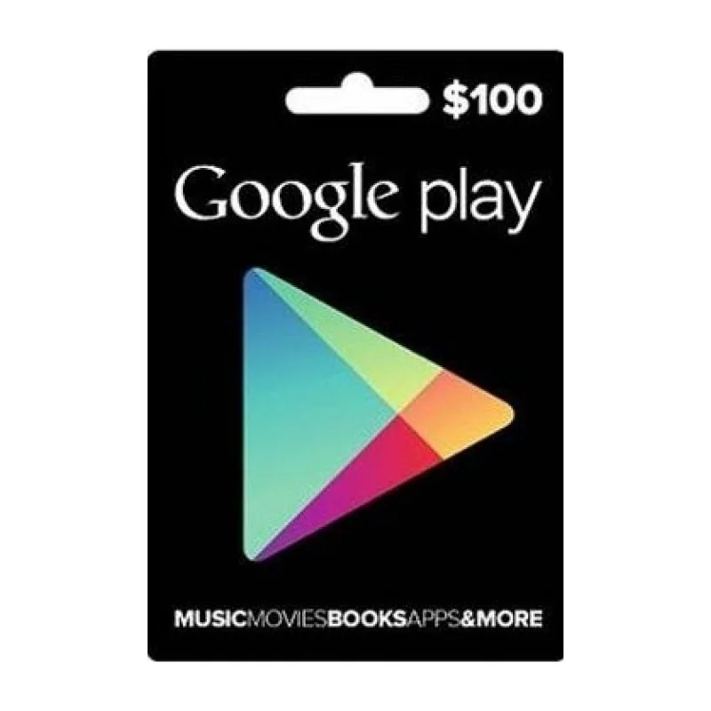 Carte cadeau Google Play $100 dollars USA en Tunisie