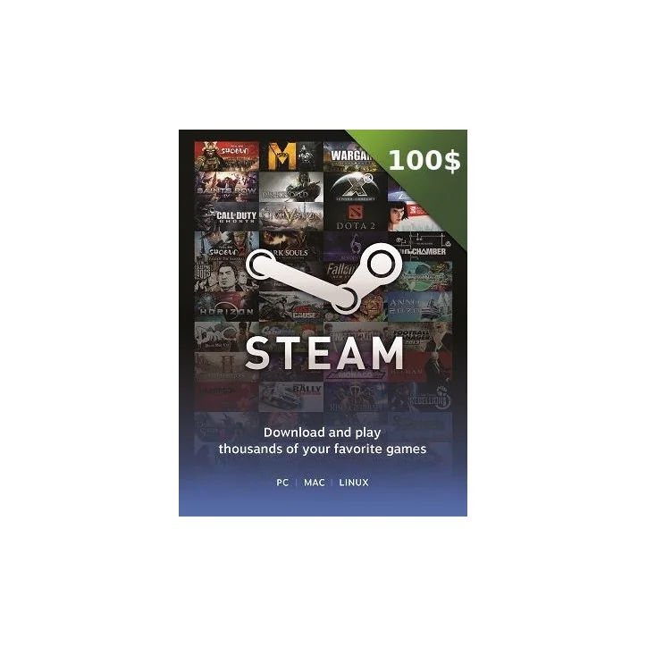STEAM USA USD 100 Dollars Steam Key - CARTE STEAM - gamezone