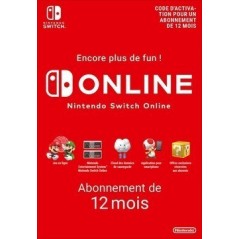 Nintendo Switch Online 12 mois en Tunisie