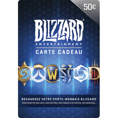 Carte Blizzard 50€ Battle.net en Tunisie