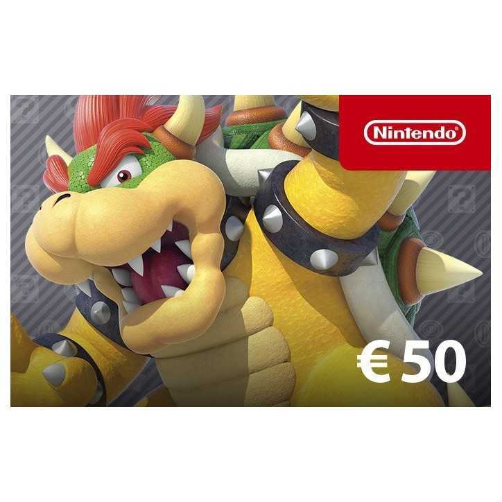 Nintendo eShop Card 50€ - CARTE NINTENDO - gamezone