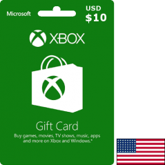 Carte Xbox USA USD 10 dollars en Tunisie