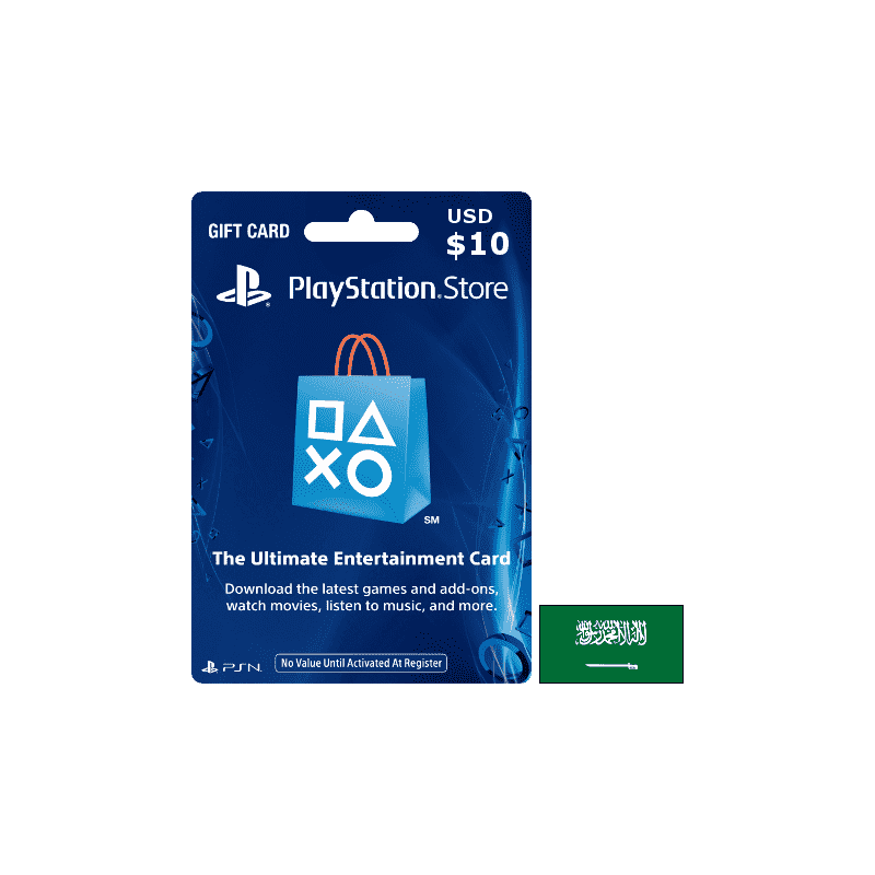 Carte PSN PlayStation Saudi Arabia USD 10