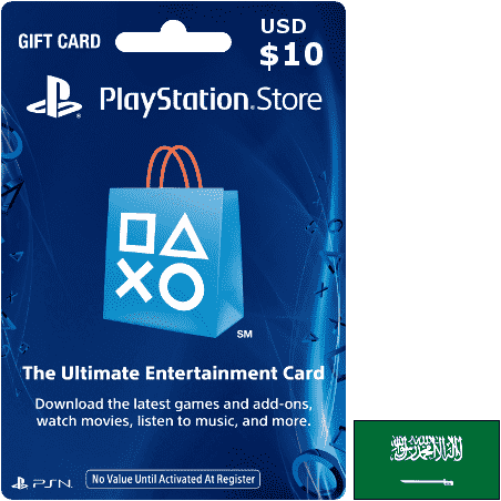 Carte PSN PlayStation Saudi Arabia USD 10