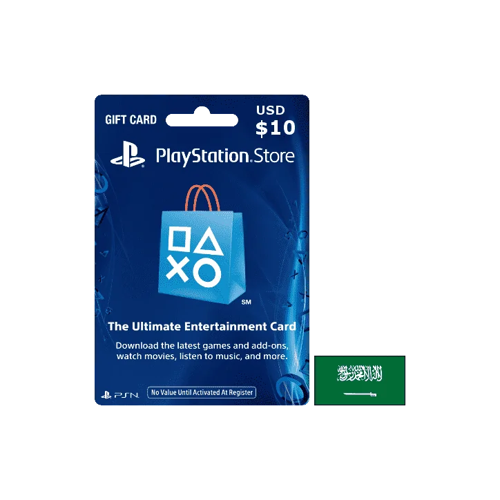 Carte PSN PlayStation Saudi Arabia USD 10 Carte PSN PlayStation Saudi Arabia USD 10 - Carte PSN PlayStation Store - gamezone
