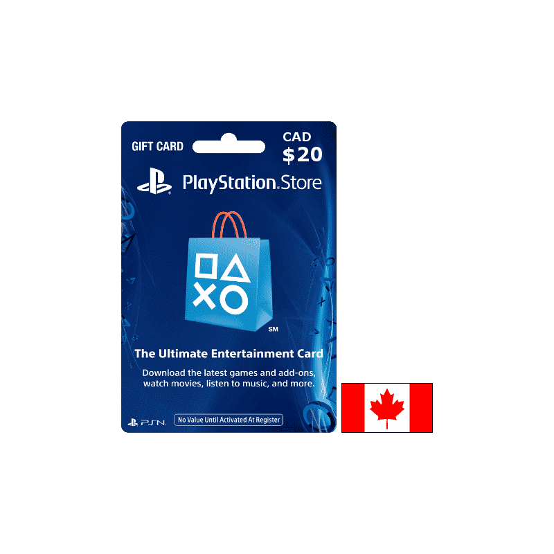 Carte PSN PlayStation Canada 20$