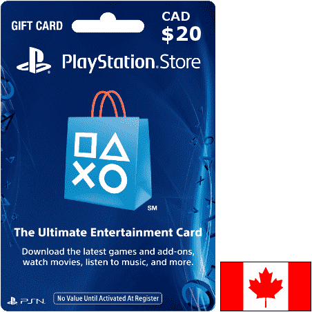 Carte PSN PlayStation Canada 20$