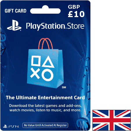 Carte PSN PlayStation United Kingdom £10 Pound en Tunisie