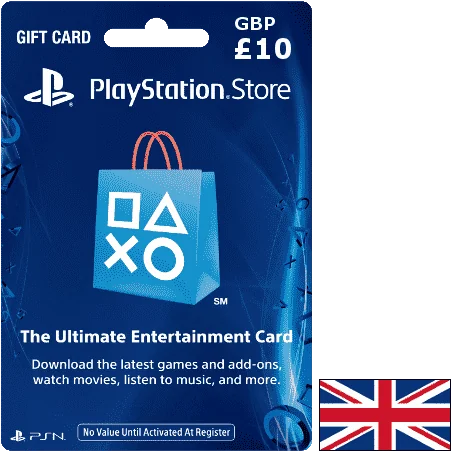 Carte PSN PlayStation United Kingdom £10 Pound en Tunisie