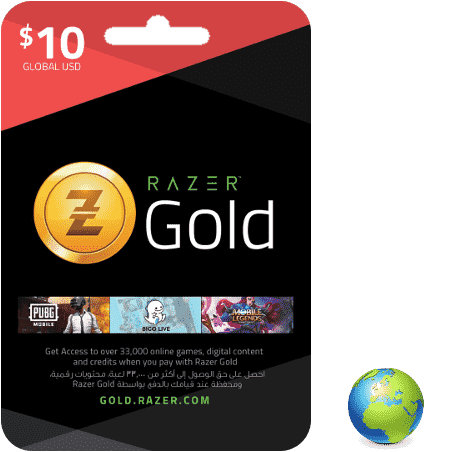 Razer Gold USD 10$ en Tunisie