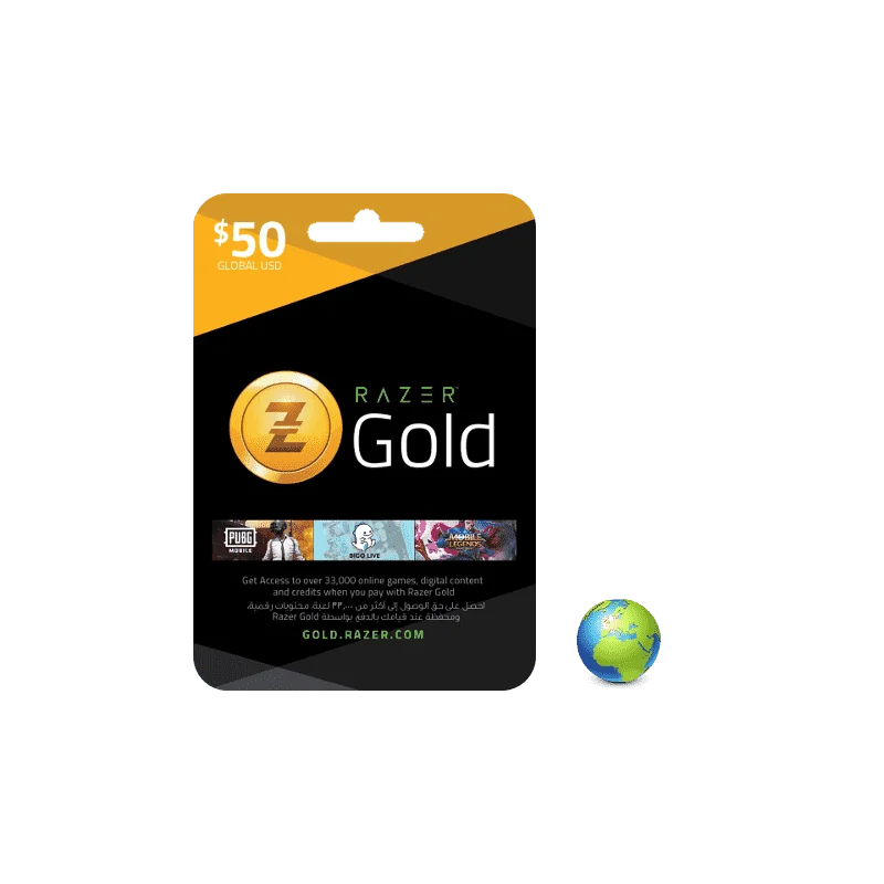 Razer Gold USD 50$ en Tunisie