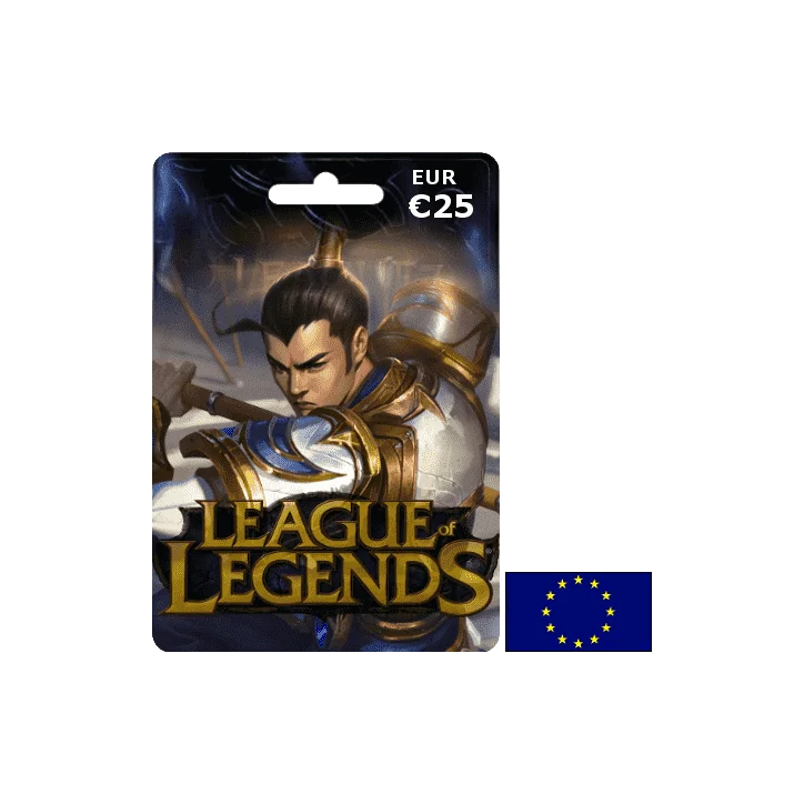 League of Legends EUW EUR 25€ League of Legends EUW EUR 25€ - CARTE League of Legends - gamezone