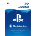Carte PSN 25 EUR Playstation Store PS5/PS4/PS3/PS Vita Compte français en Tunisie