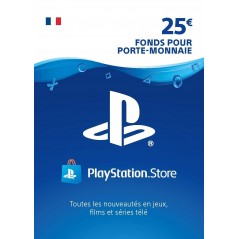 Carte PSN 25 EUR Playstation Store PS5/PS4/PS3/PS Vita Compte français en Tunisie