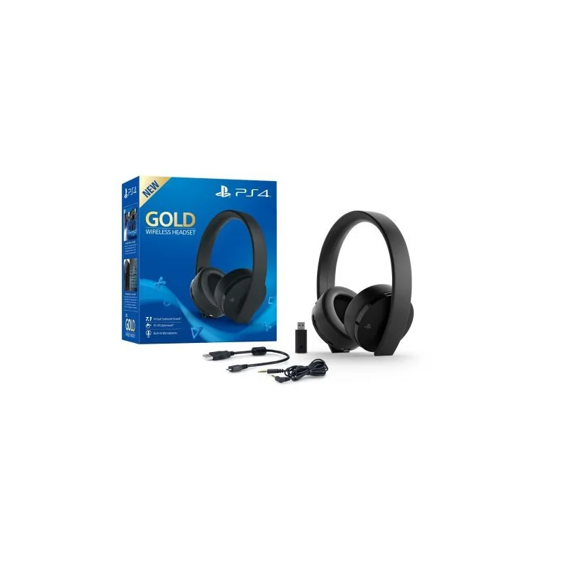 Casque PS4 sans fil - Gold Edition Noire en Tunisie
