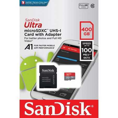 SanDisk Ultra 400GB microSDXC memory card Pour NINTENDO SWITCH en Tunisie