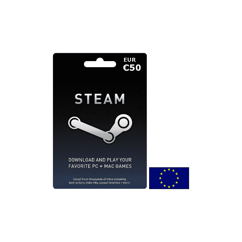 Steam EU 50 EUR - Gift Cards - gamezone